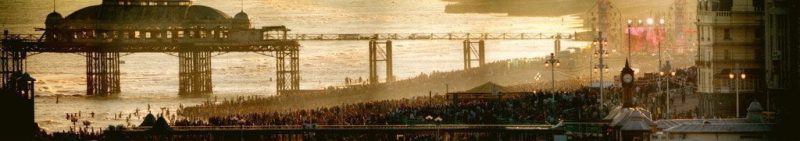 Brighton during Fatboy Slim's Big Beach Boutique II (PRINT) by unkown