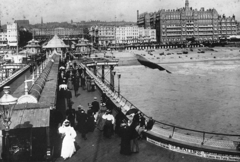 View from End of West Pier, Brighton by unkown