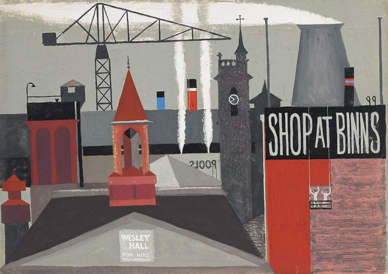West Hartlepool from Durham by Peter Yates