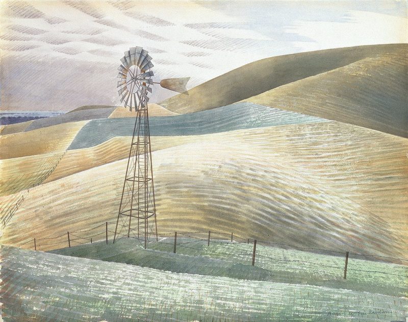 Windmill by Eric Ravilious