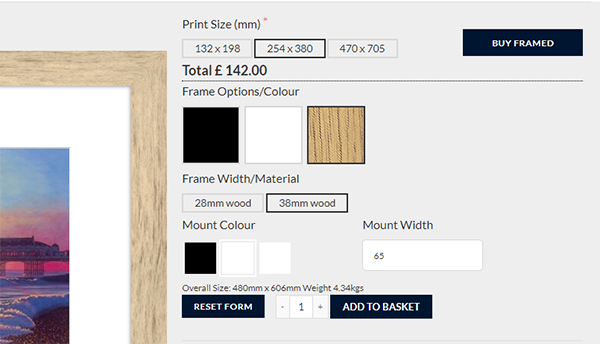 online picture framer in Brighton