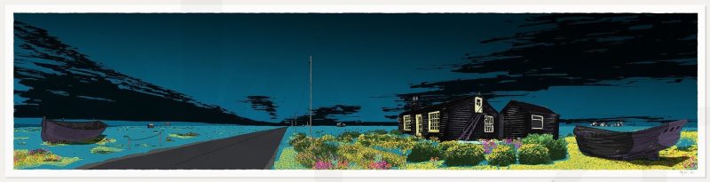 ‘Deep Blue Derek Jarman Prospect Cottage’ by Alej ez