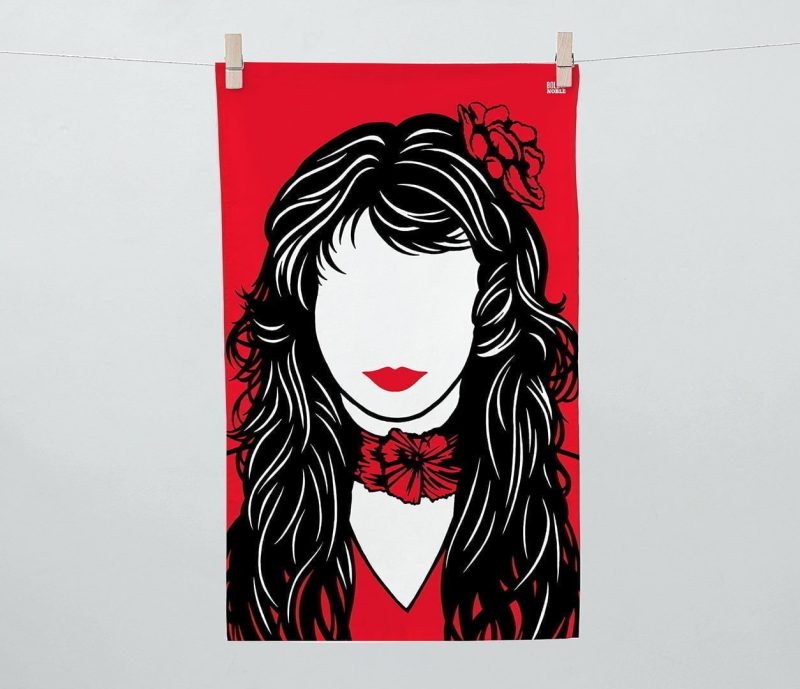 Bowie Ziggy Stardust Tea Towel - Image 2