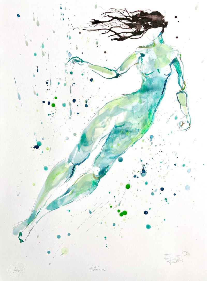‘Autonoe’ - (Nereid with her own mind) Sea swimmer By Emma de Polnay
