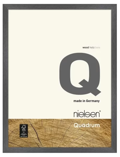 Nielsen Quadrum Grey Wood Frame 50x40 cm