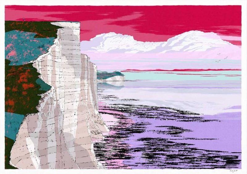 Brass Point Lavender Sea, Birling Gap, Belle Tout by Alej ez