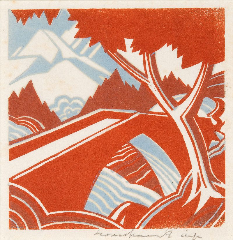 Mountain Stream by Leonard Beaumont