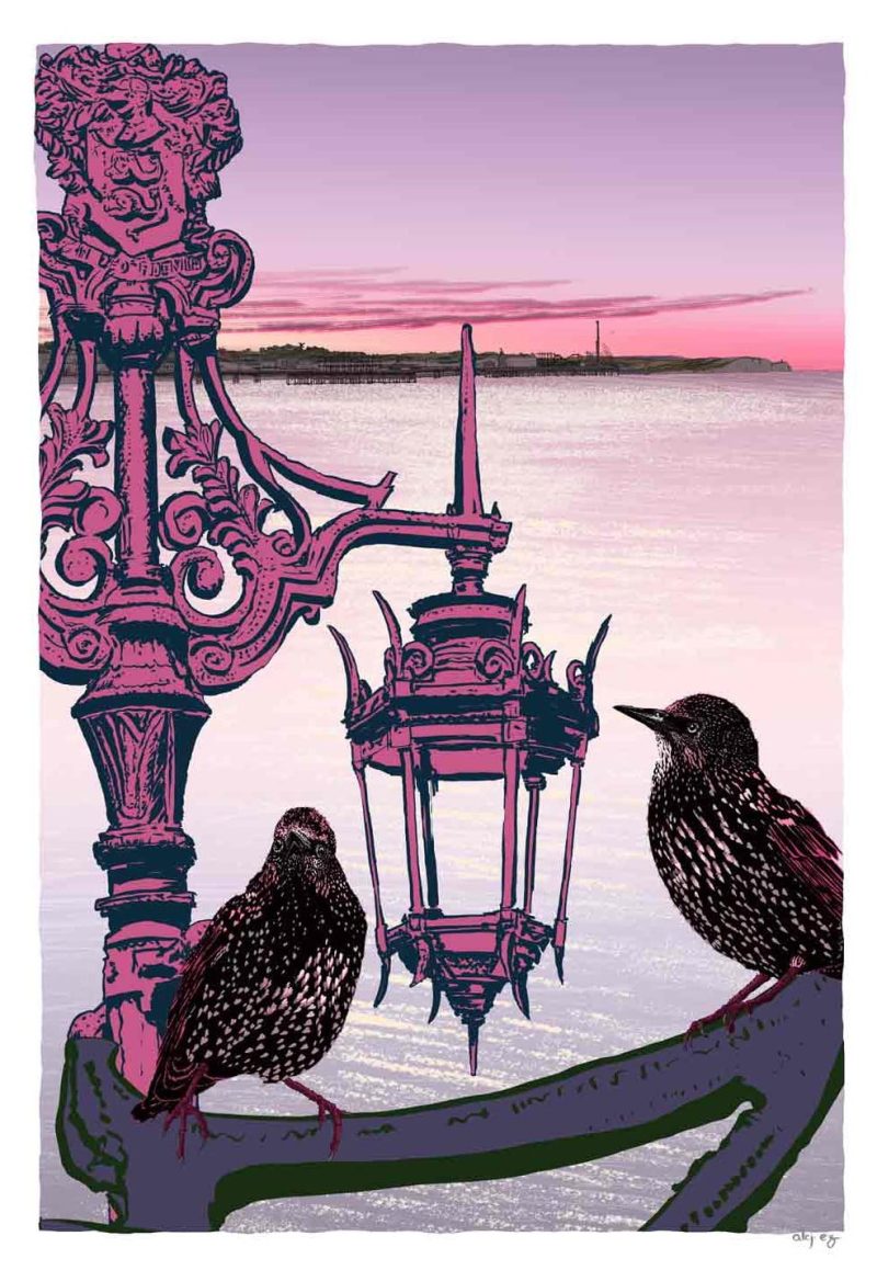 Brighton Starlight Starlings, Seafront by Alej ez