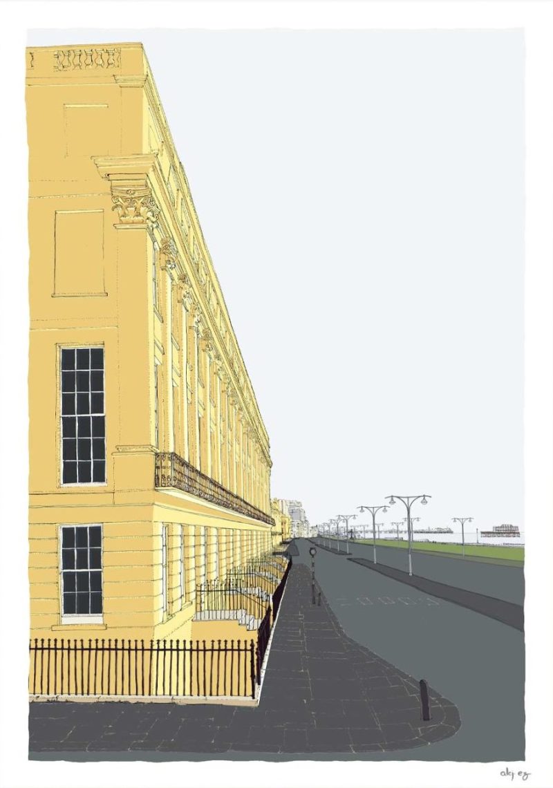 Brunswick Terrace Brighton Seafront by Alej ez