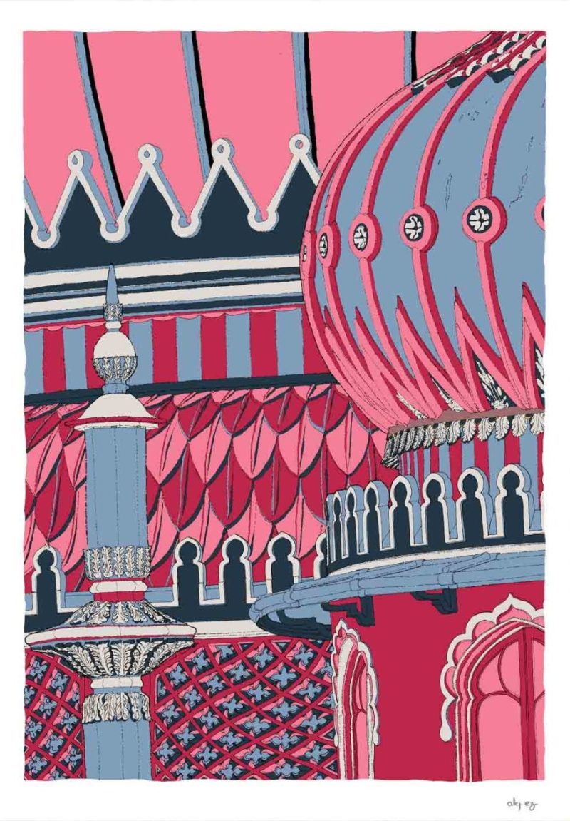 Royal pavilion finials and domes Brighton song by Alej ez