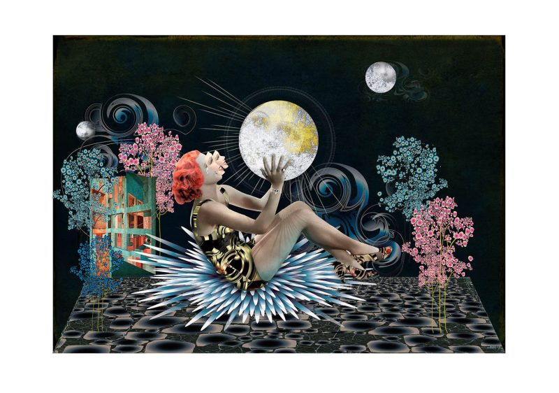 She watched the moon around the house by Sarah Arnett